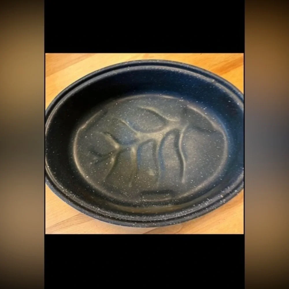 Granite‎ Ware Covered Oval Roaster